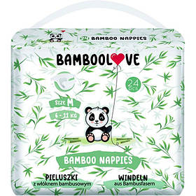 Підгузники BAMBOOLOVE розмір М (6-11 кг) 24 шт