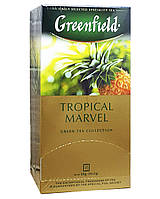 Чай Greenfield Tropical Marvel зеленый с имбирем и ананасом в пакетиках 25 шт х 2 г (692)