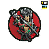 M-Tac нашивка Tactical girl №3 Череп на плечі PVC