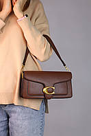 Женская сумка Coach Tabby brown, женская сумка, сумка Коуч коричневого цвета, сумка Коуч коричневого цвета