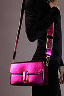 Женская сумка Marc Jacobs Shoulder pink metallic, женская сумка, Марк Джейкобс, цвет розовый металлик