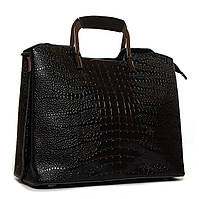 Класическая женская сумка черная ALEX RAI деловая сумка из натуральной кожи женская сумка городская женская