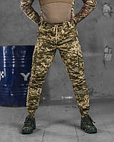 Тактические военные летние штаны пиксель манжеты на резинках мужские армейские форменные штаны рипстоп для зсу