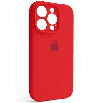 Чохол Silicone Full Camera для Apple iPhone 15 Pro Red