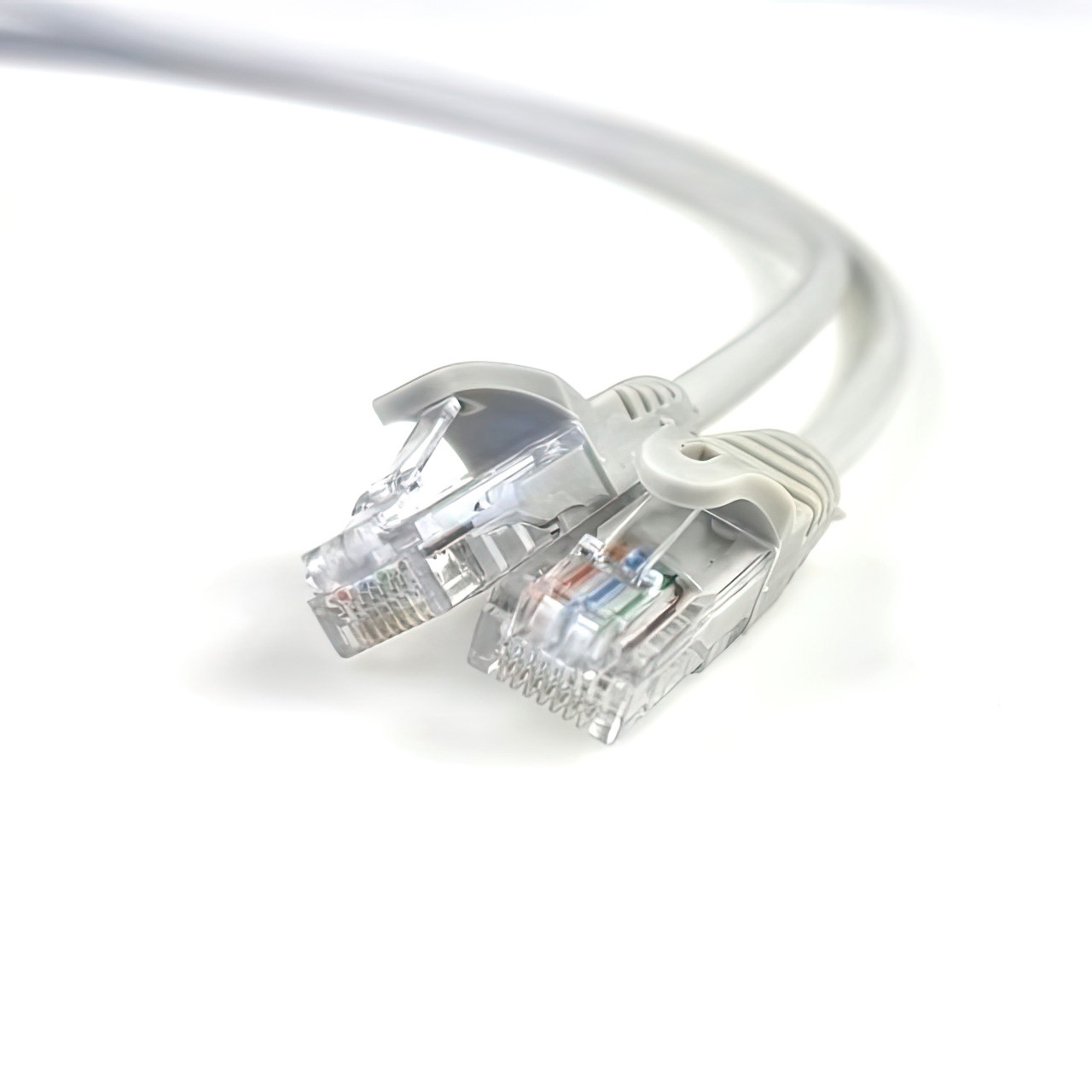 Кабель Ethernet LAN Cat 5E "HX" Білий RJ-45 дріт для роутера 20 м + USB WI-FI Адаптер WF-2\LV-UW10-2DB «T-s»