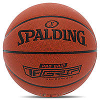 Мяч баскетбольный PU SPALDING TF PRO GRIP 76874Y №7 коричневый lb