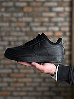 Мужские кроссовки Nike Air Force Low Black Winter