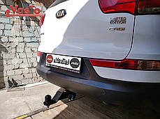 Фаркоп Kia Sportage 3 SL 2010-2015 (Кіа Спортейдж 3) квадрат вставка, фото 4