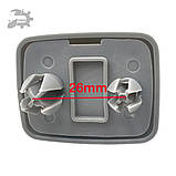 A3 Кріплення фіксатор козирька Audi 8E0857562A 8E0857561 8U0857562 сіре, фото 4