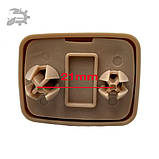 A3 Кріплення фіксатор козирька Audi 8E0857562A 8E0857561 8U0857562 бежеве, фото 4