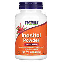 Витамины и минералы NOW Inositol Powder, 113 грамм CN13362 PS