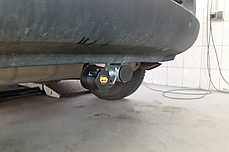 Фаркоп Kia Sportage 3 SL 2010-2015 (Кіа Спортейдж 3) швидкознімний на ручці, фото 3