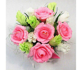 Букет з цукерок "Троянди 15 лайм" Igratoria 4094IT з 15 цукерок, Toyman