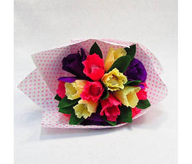 Букет з цукерок "Весняний 15" Igratoria 4117IT 15 цукерок Рафаелло, Toyman