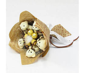 Букет з іграшок Ведмедики 5 з Фереро Роше Крафт 5299IT, Toyman