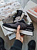 Чоловічі кросівки New Balance 327 Black White кеди Нью Баланс чорно-білі спортивні демісезонні весняні замш нейлон, фото 8