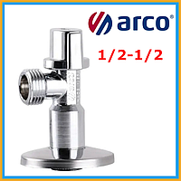 Кран шаровый угловой ARCO 1/2"x1/2" Приборные угловые краны латунный анти-закисающий AntiLime