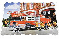 Пазл-раскраска Same Toy Пожарная машина 2038Ut, Toyman