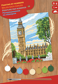 Набір для творчості Sequin Art PAINTING BY NUMBERS JUNIOR Big Ben SA1331, Toyman