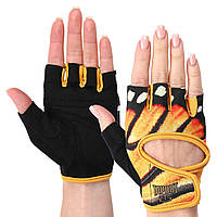 Перчатки для фитнеса и тренировок TAPOUT SB168514 размер M цвет черный-оранжевый lb