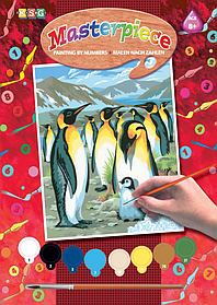 Набір для творчості Sequin Art PAINTING BY NUMBERS JUNIOR Penguins SA0033, Toyman