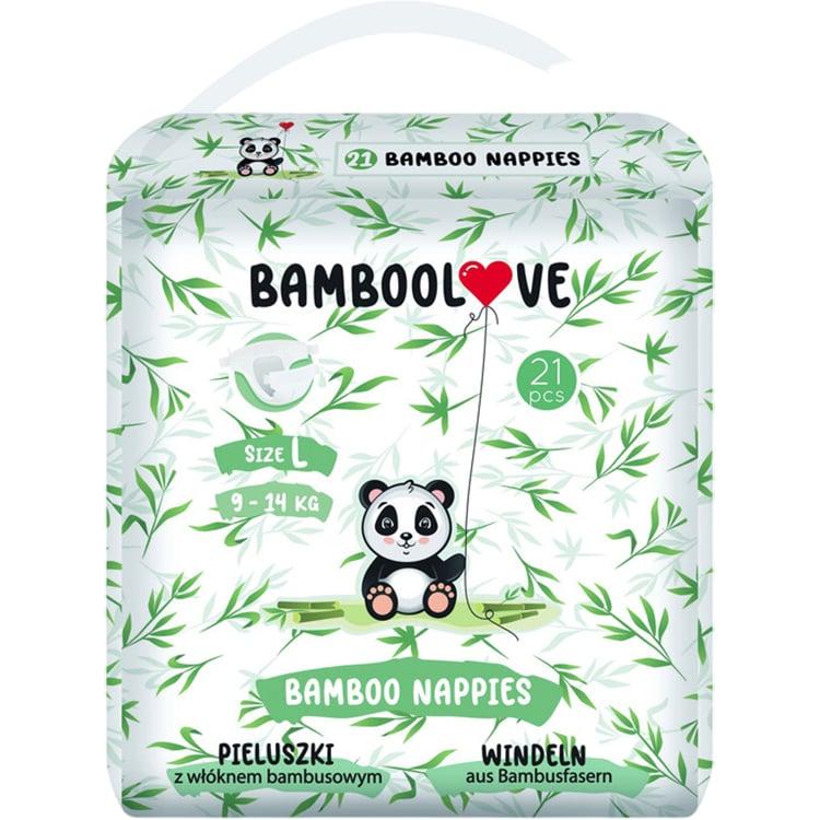 Підгузники BAMBOOLOVE розмір L (9-14 kg) 21 шт