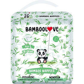 Підгузники BAMBOOLOVE розмір L (9-14 kg) 21 шт