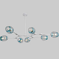 Люстра на 7 ламп Lightled Molecule 52-L7731-7 WH+BL TV, код: 8121197