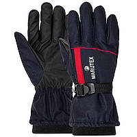 Перчатки горнолыжные мужские теплые MARUTEX A-3320 размер M-L цвет темно-синий-красный lb