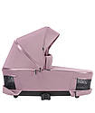 Коляска універсальна 2в1 рожева хромована рама CARRELLO Omega+ CRL-6540/1 (2in1) Galaxy Pink, фото 4