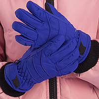 Перчатки горнолыжные теплые детские Zelart C-915 размер L-XL цвет синий lb