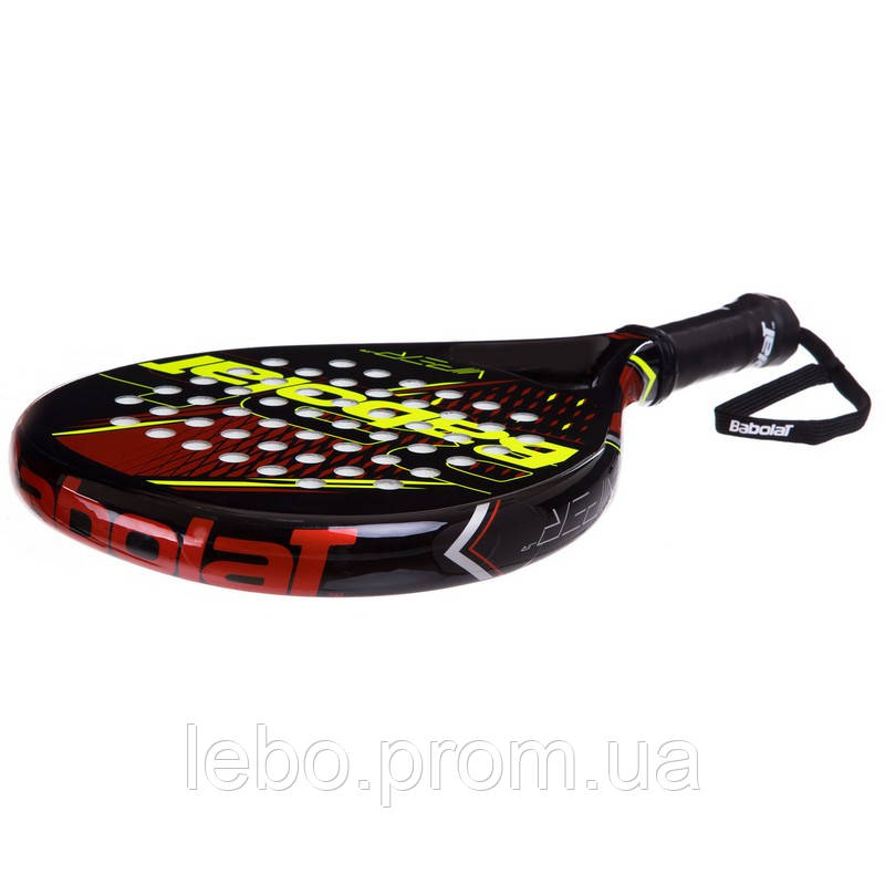 Ракетка для падел тенниса BABOLAT VIPER JR BB150083-296 черный lb - фото 4 - id-p2145490752