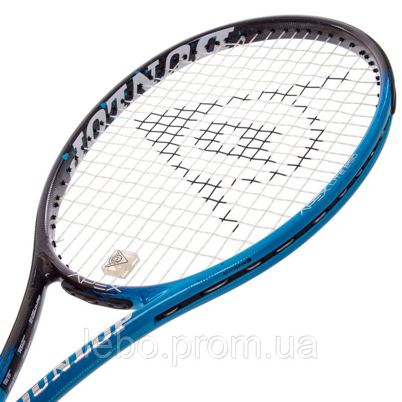 Ракетка для большого тенниса DUNLOP DL67690001 APEX LITE 250 TENNIS RACKET, L4 черный-синий lb - фото 4 - id-p2145490760