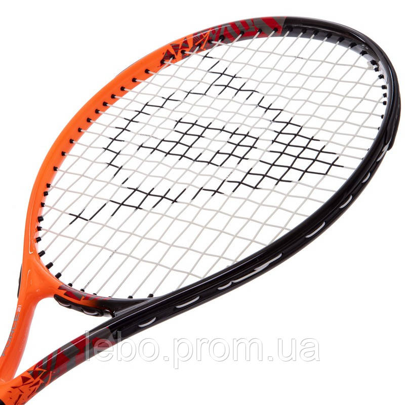 Ракетка для большого тенниса DUNLOP DL676933Z FORCE COMP 21 TENNIS RACKET черный-оранжевый lb - фото 4 - id-p2145490761