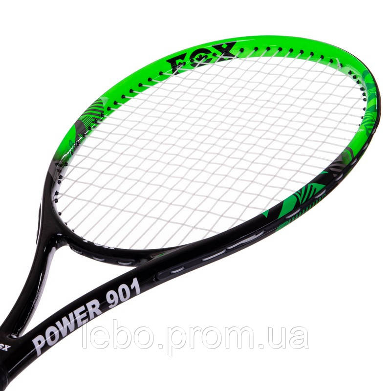 Ракетка для большого тенниса FOX BT-0854 цвет черный-зеленый lb - фото 5 - id-p2145490763