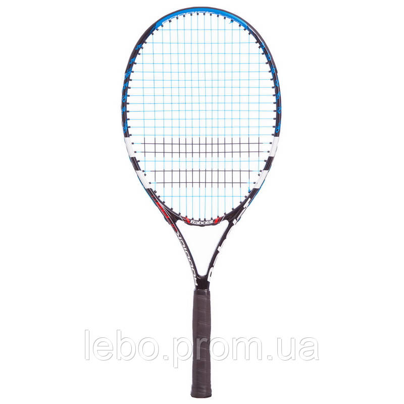 Ракетка для большого тенниса юниорская BABOLAT 140105-146 RODDICK JUNIOR 145 черный-голубой lb - фото 2 - id-p2145490767