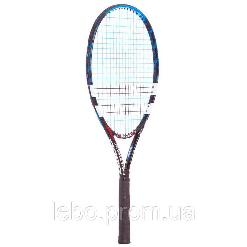 Ракетка для большого тенниса юниорская BABOLAT 140105-146 RODDICK JUNIOR 145 черный-голубой lb - фото 3 - id-p2145490767