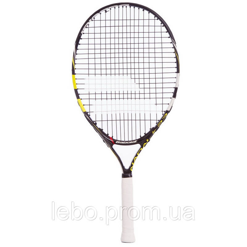 Ракетка для большого тенниса юниорская BABOLAT 140132-142 NADAL JUNIOR 23 черный-желтый lb - фото 2 - id-p2145490768
