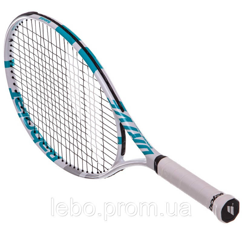 Ракетка для большого тенниса юниорская BABOLAT BB140216-153 DRIVE JUNIOR 23 голубой lb - фото 9 - id-p2145490769