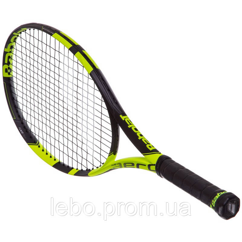 Ракетка для большого тенниса юниорская BABOLAT BB140226-142 PURE AERO JUNIOR 25 желтый lb - фото 8 - id-p2145490771