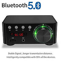 Підсилювач звуку HiFi-mini Bluetooth 5.0 класу потужності D Tpa3116
