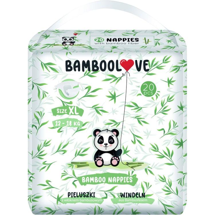 Підгузники BAMBOOLOVE розмір XL (12-18 кг) 20 шт, фото 1