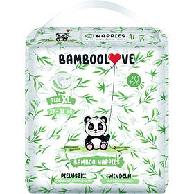 Підгузники BAMBOOLOVE розмір XL (12-18 кг) 20 шт