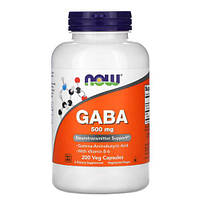 NOW GABA 500 mg 200 капсул Lodgi