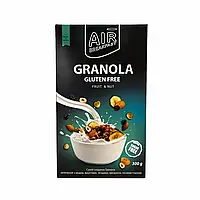 GRANOLA Fruit&Nut Гранола фруктово-ореховая, без сахара и глютена 300 г