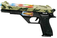 Пистолет игрушечный со световым и звуковым эффектом "Пустынный орел" ZIPP Toys 814ZT, Toyman