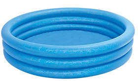 Басейн 58446 Круг, 3 кільця, кришталевий, 168-41 см, Toyman
