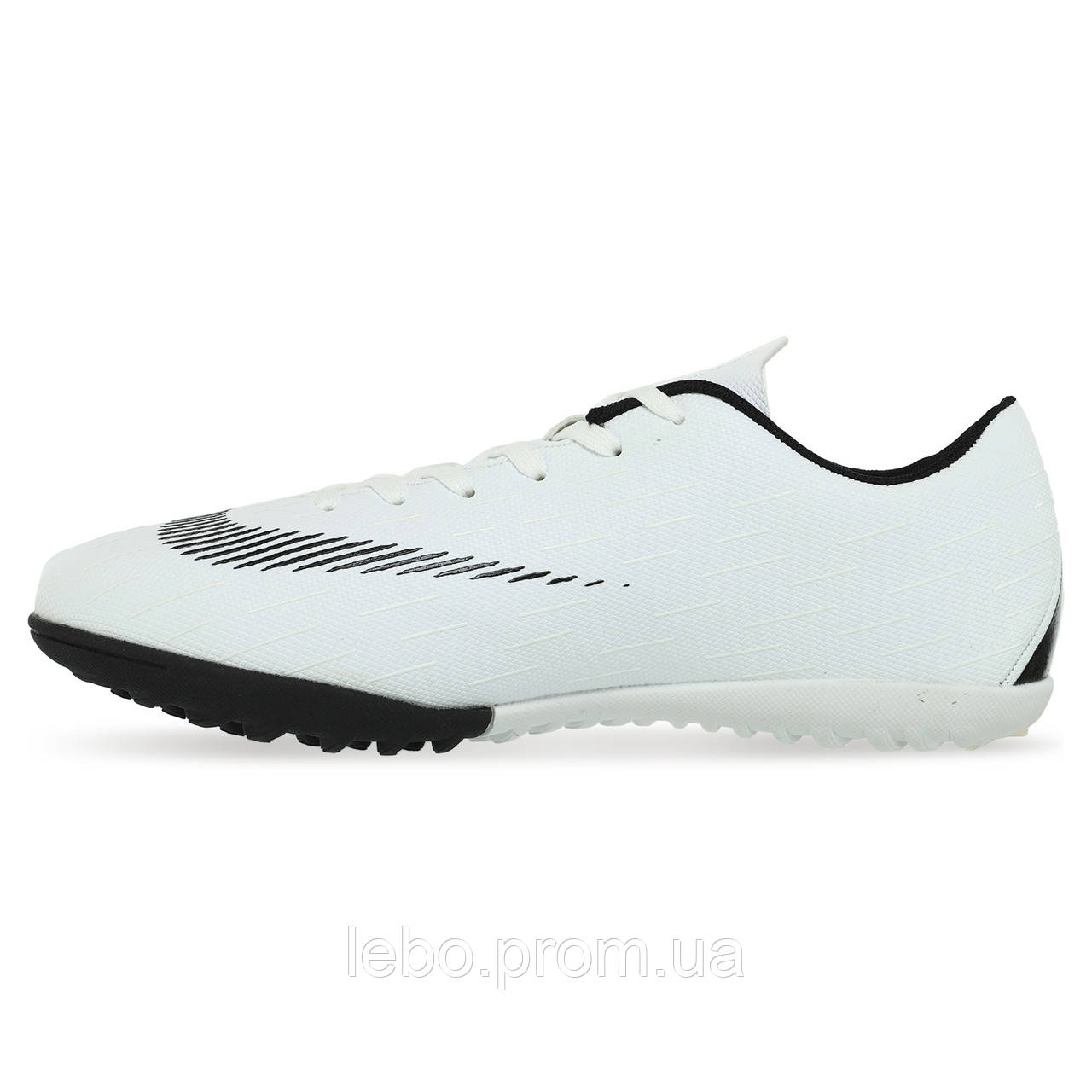 Сороконожки футбольные SPORT 1819-1 размер 40 цвет белый-черный lb - фото 3 - id-p2145506074