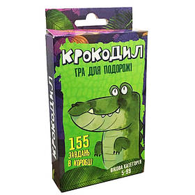Настільна гра "Крокодил" Strateg 30557, 31 картка, інструкція, Toyman