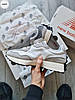 Чоловічі кросівки New Balance 327 grey white кеди Нью Баланс світло сірі спортивні демісезонні весняні замшеві нейлонові, фото 7